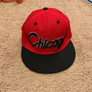 KBETHOS Kids Red and Black Chicago Hat